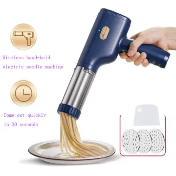 Automatic Pasta Machine Household Noodle Press Machine Rechargeable Pasta  Maker