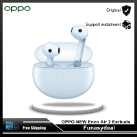 OPPO NEW Enco Air 2 Earbuds 13.44 mm Crystal Clear Vocal Driver 24 Hours Battery Life Bluetooth 5.2 Connection Playing earphone games Sports IPX7 Continuous use 24 hours