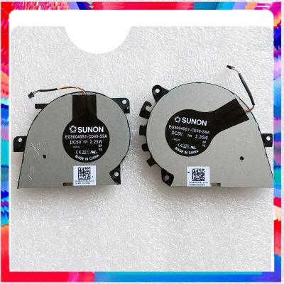 CPU GPU Fan Cooler สำหรับ Notebook 5F10T09238 DC28000DUD0 DC28000DUD1 DTA3 30S-14