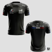 (in stock) AlpineF1 Formula One Summer Mens Quick Drying Short Sleeves (free nick name and logo)