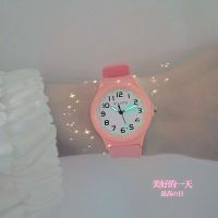 ▣ Korean Simple Fashion Small Waterproof Luminous Quartz Watch Fashion Candy Color Boys and Girls Sports Kids Watch Reloj