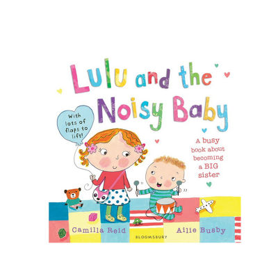 Original English picture book Lulu and the noisy baby flip through Lala books I love Lulu series noisy picture story books on childrens second child education and childrens Enlightenment cognition
