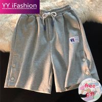 YY iFshion Tall waist line summertime joker college sports leisure wind shorts female five points spice wind wide-legged pants pants in the female and Seller Socks✟