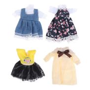 AIRABELLE Girl Toy DIY Doll for Children Dress Up 16cm Play House Doll