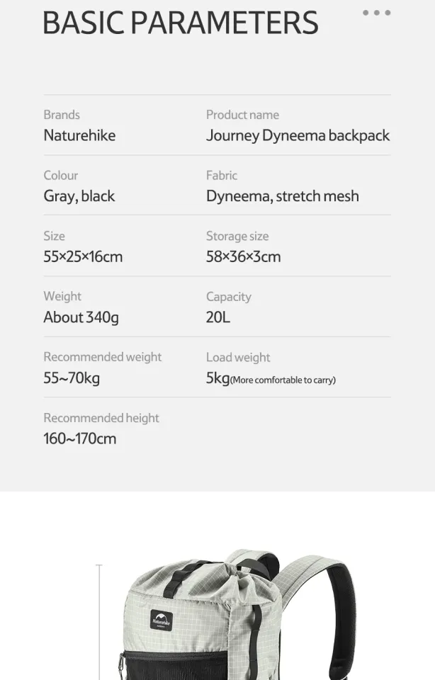 Ultralight Dyneema Outdoor Backpack – Naturehike official store