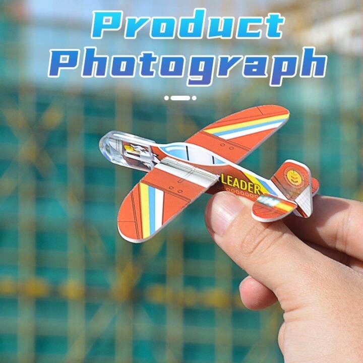 Mini Foam Plane Glider Hand Throw Airplane Light Inertial EPP Bubble