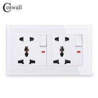 หน้าจอโทรศัพท์ Coswall ชุด13a ป้องกันประตูสำหรับเด็ก,เต้ารับพร้อมสวิตช์5รูพร้อมไฟนีออนมีพื้นด้านใน