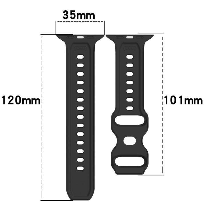 แถบซิลิโคนสายคาด-apple-watch-อัลตร้า49มม-44มม-40มม-45มม-41มม-42มม-38มม-44-45มม-ปลอกแขน-iwatch-series-7-se-3-4-5-6-8