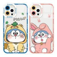 QuXis เคสซิลิโคนใสแบบเรียบง่ายสำหรับ iPhone 14 13 12 11 Pro Max Mini SE 2020 7 8 Plus เคสมือถือนิ่มลายการ์ตูนน่ารักคลุมทั้งหมดเคสสำหรับไอโฟน Xs Xr 7P 8 P เคสปกสูงสุดสำหรับ iPhone 13 Pro