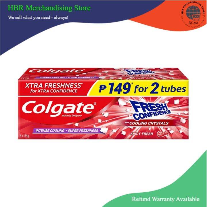 Colgate Toothpaste Fresh Confidence With Cooling Crystals Spicy Fresh 