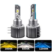 2Pcs A15 H15 LED Bulbs Canbus No Error 80W 30000LM Car Lights For Audi Mercedes Benz BMW Volkswagen Golf Daytime Running Lights Bulbs  LEDs  HIDs