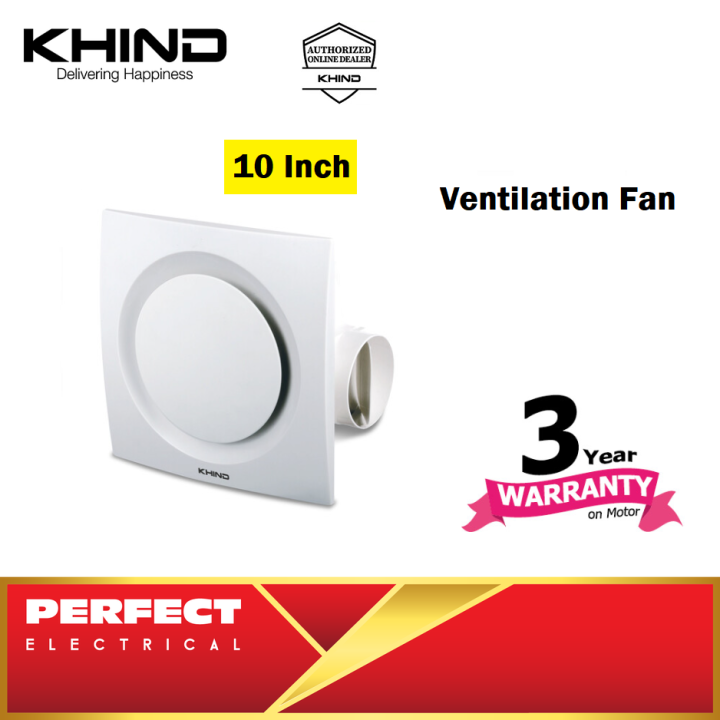Khind Ceiling Ventilation Exhaust Fan (3 Years Warranty) VF102 VF102