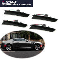 iJDM For 2016-up 6th Gen Chevy Camaro ed Lens Front Amber Rear Red Full LED Car Side Marker Light Kit Wheel Arch Lights 12V