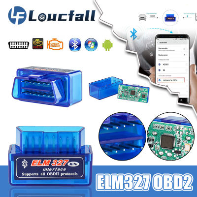 1ชิ้น Elm327 Obd2สแกนเนอร์ V1.5V2.1 OBD บลูทูธเครื่องมือวิเคราะห์รถยนต์อ่านรหัสสำหรับ Android Windows ภาษาอังกฤษมินิสแกนเครื่องมือ