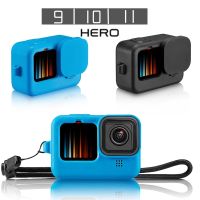 （misty shop）เคสฝาปิดเลนส์แขนกล้องซิลิโคนสำหรับ GoPro Hero 11,เคสกรอบกันกระแทกอุปกรณ์เสริมสำหรับ GoPro 10และ9กล้องแอคชั่นแคมเมรา