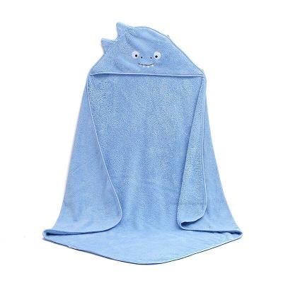 2021New Baby Bath Towel Super Absorbent Poncho Newborn Cute Cartoon Embroidered Hooded Towel Beach Spa Quick-drying Bathrobe Towel