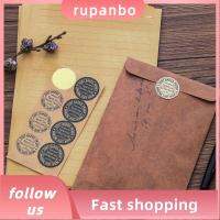 RUPANBO039392692 50ชิ้นสไตล์จีนซองกระดาษคราฟต์วินเทจของใช้การ์ดอวยพรปกบัตรเชิญย้อนยุคงานแต่งงาน