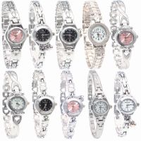 ❉♚✇ 10pcs/Lot Wholesale Price Mixed Bulk Cute Lovely Silver Bracelet Lady Women Watches Quartz Wristwatch Gifts Hot Sale JB2T