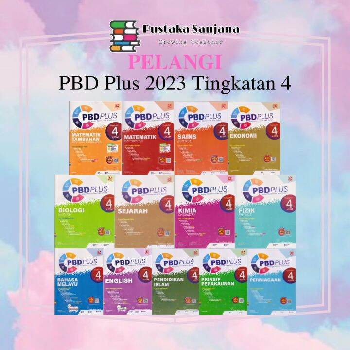 Saujana Pelangi Pbd Plus Kssm 2023 Tingkatan 4 Lazada 0530