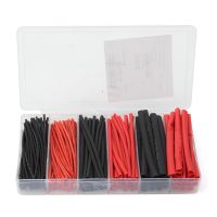 190pcs Assortment Polyolefin 2:1 H-type Two Color Heat Shrink Tubing Tube Assortment Sleeving Wrap Tubes Kit Electrical Circuitry Parts