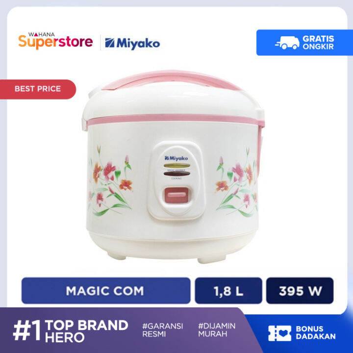 Miyako Mcm507 Magic Com Rice Cooker 1 8 Liter 3in1 395 Watt Mcm 507 Lazada Indonesia