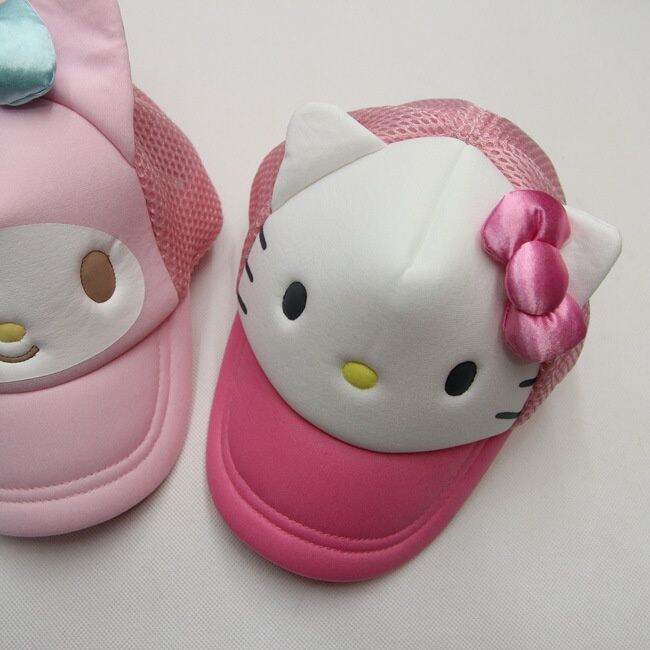 sanrio-ns3-หมวกบังแดด-ลายการ์ตูนกระต่าย-hello-kitty-น่ารัก-สไตล์ญี่ปุ่น-สําหรับเด็ก