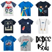 DEDEE KIDS เสื้อยืดเด็กแขนสั้น วัยประมาณ 1-7 ปี ผ้า cotton100% (27KiDs)