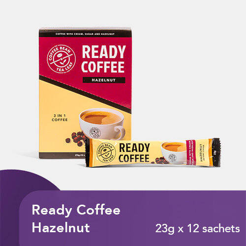 The Coffee Bean & Tea Leaf® Ready Coffee 3in1 Hazelnut 23g x 12 sachets