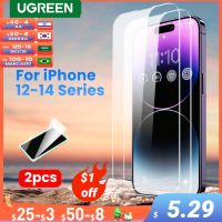 UGREEN 2PCS Screen Protector For iPhone 14 13 12 11 Pro Max Tempered Glass For iPhone 14 Plus Screen Protectors 11 Pro XS X Film