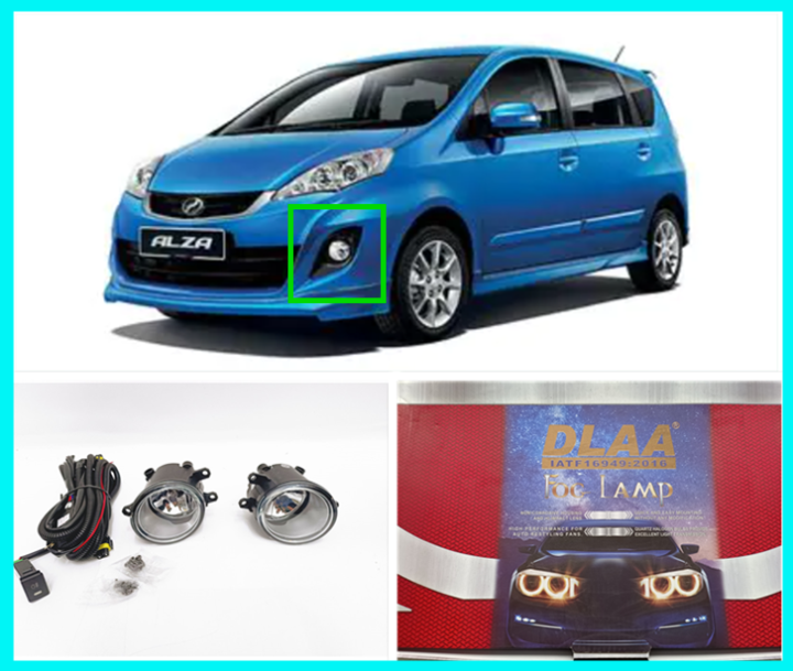 Perodua Alza 2014 2017 / Myvi Icon 2015 2017 / Bezza DLAA Fog Lamp