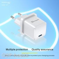 2023อะแดปเตอร์ PD30W Pengisi Daya Cepat USB พอร์ต Tipe-C สำหรับ iPhone