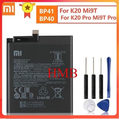 **แบตเตอรี่ทดแทนBP41 BP40สำหรับXiaomi Redmi K20 Pro Mi 9T Pro Mi9T Redmi K20Pro Premiumแบตเตอรี่3900MAh....