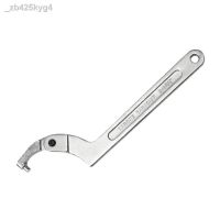 ❍WDGOOD Chrome Vanadium Adjustable Spanner Hook Wrench Tool 19-51mm Round Head