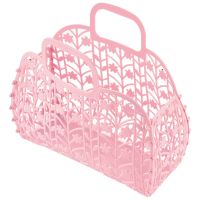 Bathroom Hollow Washing Storage Basket Removable Shower Basket Plastic Bath Basket Shopping Basket Family Storage Organization