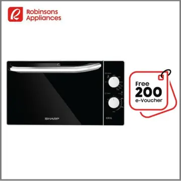 sharp microwave oven with grill r 61e s 20 liters