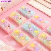 【LZ】♈◆  1PC Cartoon Star Eraser Doce Cor Erasers Crianças Estudantes Escrever Desenhar Papelaria Meninas Coreanas Amor cor aleatória