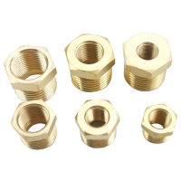 【❂Hot On Sale❂】 ci22op 1/4 "3/8" 1/2 "3/4" Npt Bspt ตัวผู้ X พุ่มไม้ตัวเมียลดบุชท่อทองเหลืองฟิตติ้งน้ำก๊าซน้ำมันเชื้อเพลิง