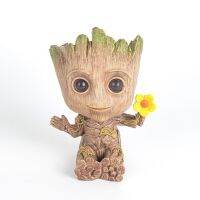 การ์เดียนของกาแล็กซี่ตุ๊กตา Groot กระถางเรซิ่นโทโรโร่ต้นไม้น่ารักรูปคนโมเดลกรูทรูปแบบตกแต่งบ้านสำหรับเด็ก