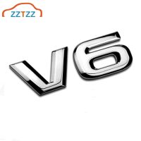 ZZTZZ 3D Metal V6 Engine Display Car Sticker Emblem Badge for Cars Decorative Accessories