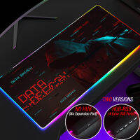 Hacker Gaming RGB Mouse Pad Anonymous LED Backlight Washable Mat DIY Custom XXL Laptop Mousepad With HUB 4 Port USB Desk Slipmat