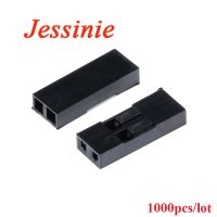 1000pcs Dupont Head 2.54mm 2P 1X2P Dupont Plastic Shell Pin Head Connector Jumper Wire Cable Housing Plug Female