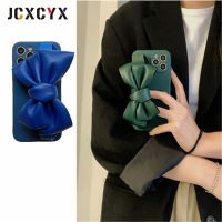 【digital technology】เกาหลีหนังโบว์ข้อมือที่วางขาตั้งเคสโทรศัพท์สำหรับ Iphone 14 11 12 Pro Max 13 MiNi X XR XS 7 8 Plus 6S SE กันกระแทกปกอ่อน