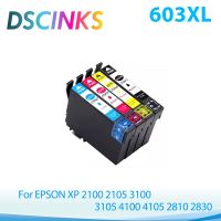 ตลับหมึกสี603xl ตลับหมึกที่เข้ากันได้ชิปสำหรับ Epson ขนาด603 Xl T603 E603สำหรับ Xp-2100 2150 3100 3105 Xp-4100 4105 Wf-2810เครื่องพิมพ์2830