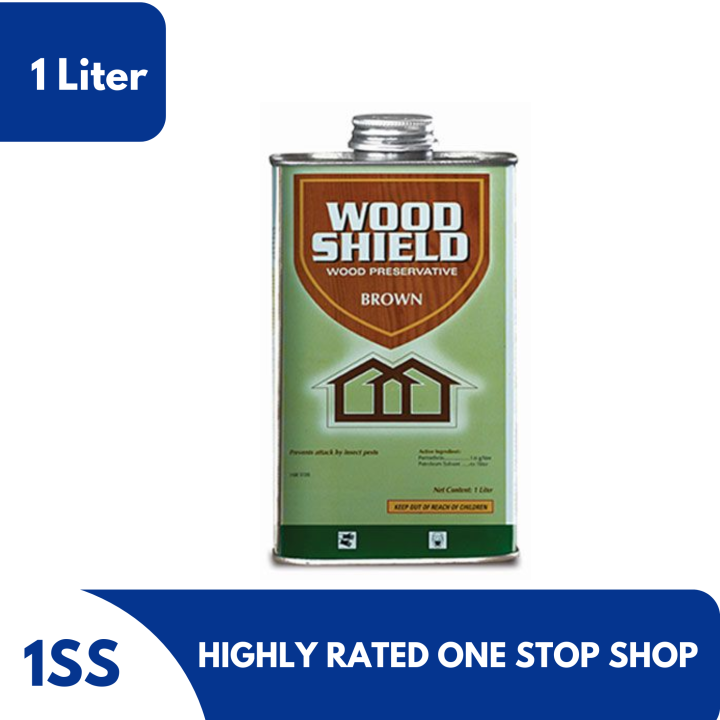 Wood Shield Wood Preservative Brown, 1 Liter Lazada PH
