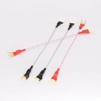 【DT】Hi-End Speaker Jump cable bridge cable for speakers silver plated 4PCS/set  hot