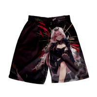 2023 newHOLOLIVE VTuber Mori Calliope 3D Print Summer Holiday WomenMen Elastic Waist Streetwear Shorts Kawaii Beach Shorts pants