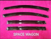 กันสาดรถยนต์ SPACE WAGON สีดำ