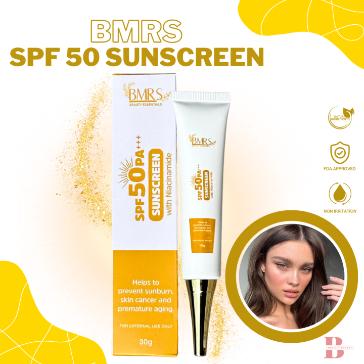 BMRS Original Sunscreen SPF 50PA+++ 30g (New Packaging) 30g | Lazada PH