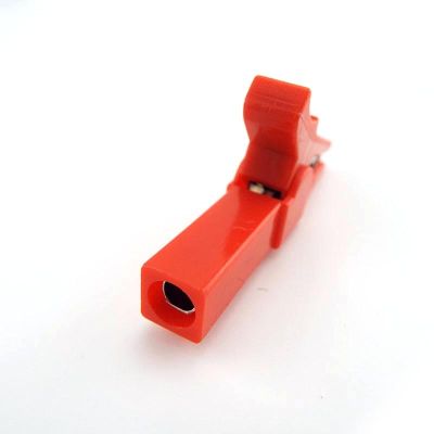 ；【‘； 55Mm Crocodile Clamp Probe Alligator Clip Alligator DIY Clips Test Probe Black Red Color Socket Cable Insulated Electric Clips