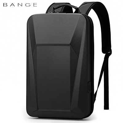2023 Fashion Mens Backpack Multifunction Hard Shell Series Men Anti Theft Waterproof Laptop Male Backpack Business Password